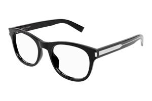 Saint Laurent SL663 004 ONE SIZE (55) Fekete Unisex Dioptriás szemüvegek