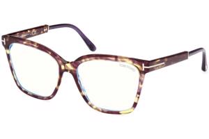 Tom Ford FT5892-B 055 ONE SIZE (56) Havana Férfi Dioptriás szemüvegek