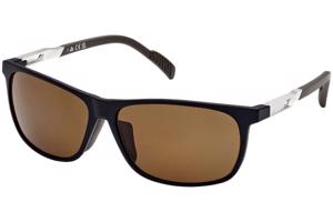 Adidas Sport SP0061 02H Polarized ONE SIZE (62) Fekete Női Napszemüvegek