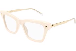 Alexander McQueen AM0484O 008 ONE SIZE (52) Bézs Férfi Dioptriás szemüvegek