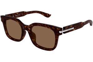 Alexander McQueen AM0496SA 002 ONE SIZE (54) Havana Unisex Napszemüvegek