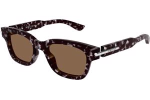 Alexander McQueen AM0497S 002 ONE SIZE (51) Havana Unisex Napszemüvegek