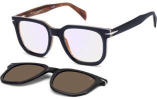 David Beckham DB7143/C 38I/21 ONE SIZE (51) Kék Női Dioptriás szemüvegek