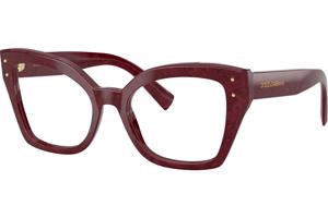 Dolce & Gabbana DG3386 3442 ONE SIZE (53) Vörös Férfi Dioptriás szemüvegek