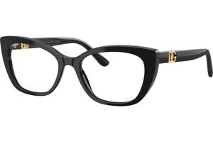 Dolce & Gabbana DG3398 501 M (52) Fekete Férfi Dioptriás szemüvegek