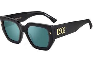 Dsquared2 D20031/S ETJ/MT ONE SIZE (53) Fekete Unisex Napszemüvegek