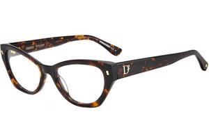 Dsquared2 D20043 086 ONE SIZE (54) Havana Férfi Dioptriás szemüvegek