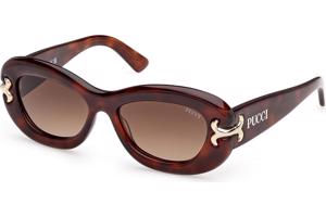Emilio Pucci EP0210 53F ONE SIZE (52) Havana Férfi Napszemüvegek