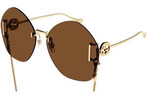 Gucci GG1203S 003 ONE SIZE (65) Arany Férfi Napszemüvegek