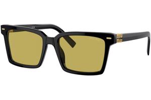Miu Miu MU13ZS 16K07O ONE SIZE (55) Fekete Férfi Napszemüvegek