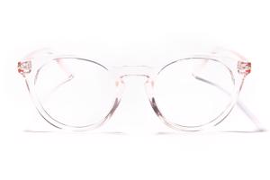 OiO by eyerim Pluto Crystal Pink blue-light [non-prescription] ONE SIZE (49) Bézs Unisex Dioptriás szemüvegek