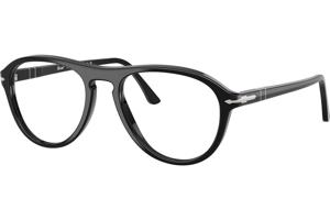 Persol Lynn PO3371V 95 M (53) Fekete Unisex Dioptriás szemüvegek