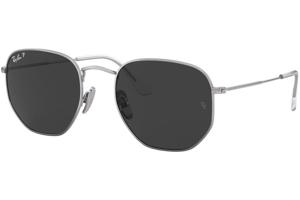 Ray-Ban Hexagonal Titanium Collection RB8148 920948 Polarized M (51) Ezüst Unisex Napszemüvegek