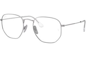 Ray-Ban Hexagonal Titanium Collection RX8148V 1224 L (54) Ezüst Unisex Dioptriás szemüvegek