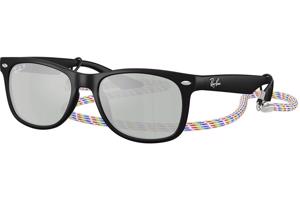 Ray-Ban Junior New Wayfarer Junior RJ9052S 7028Y4 Polarized M (47) Fekete Gyermek Napszemüvegek
