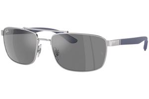 Ray-Ban RB3737 003/6G ONE SIZE (60) Ezüst Unisex Napszemüvegek