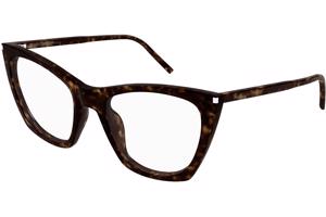 Saint Laurent SL214KATETHINOPT 002 ONE SIZE (55) Havana Férfi Dioptriás szemüvegek