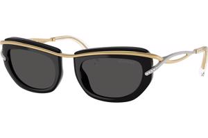Swarovski SK7026 403487 ONE SIZE (52) Fekete Férfi Napszemüvegek