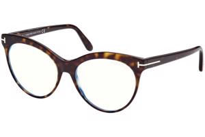 Tom Ford FT5827-B 052 ONE SIZE (55) Havana Férfi Dioptriás szemüvegek